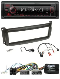 Kenwood Lenkrad CD USB Bluetooth DAB Autoradio für Chrysler Dofge RAM ab 2002