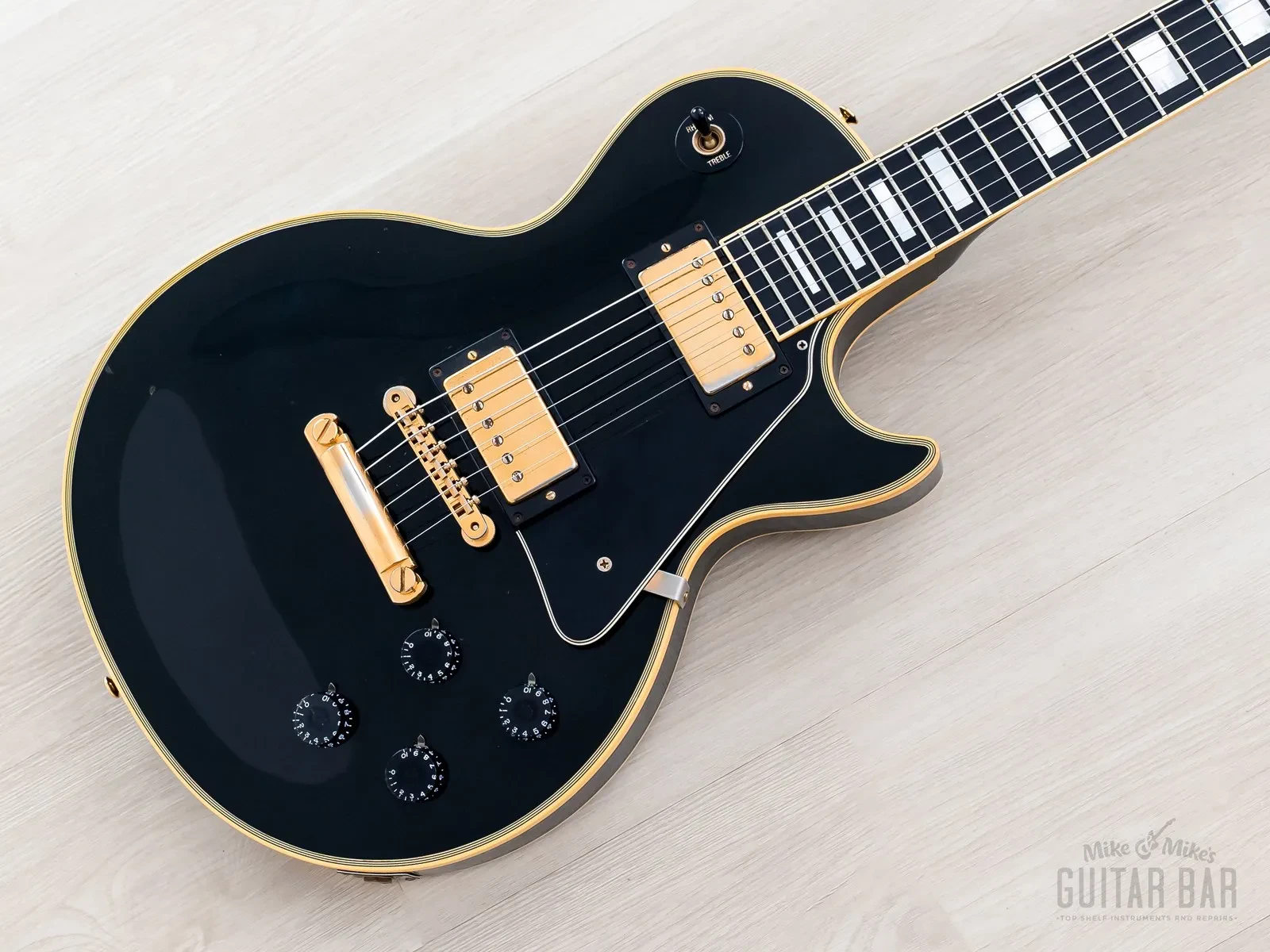 1993 Gibson Historic ‘57 Les Paul Custom Black Beauty LPB7 w/ Case