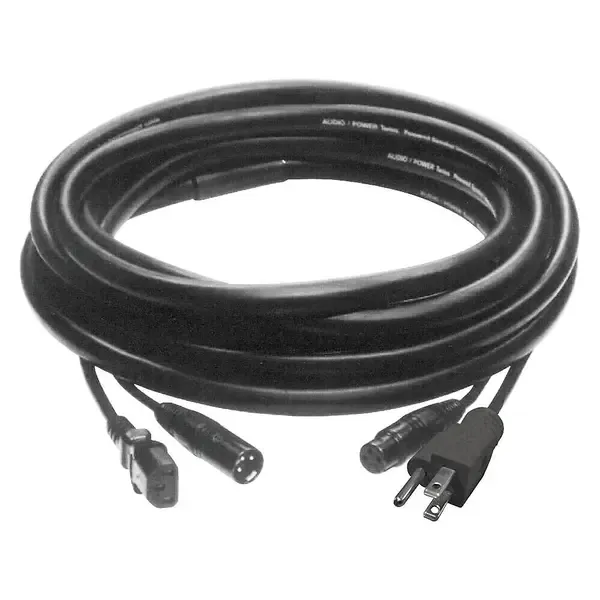 Musician's Gear XLR Powered-Speaker Cable 14-Gauge AC, 24-Gauge Signal Wire 50'