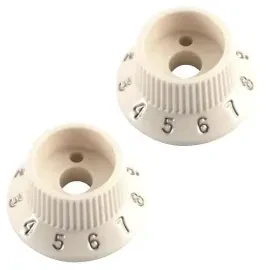 Fender Strat Switch Knob, Aged White, f/ S-1 Switch/Pots, 005-9267-030