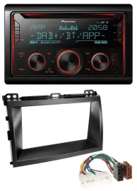 Pioneer 2DIN DAB MP3 Bluetooth USB CD Autoradio für Lexus GX-470 (2003-2009)