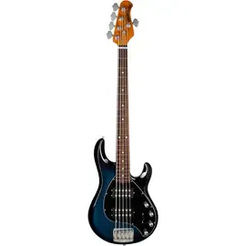 Бас-гитара Ernie Ball Music Man StingRay5 Special HH 5-String Bass Guitar Pacific Blue Brst