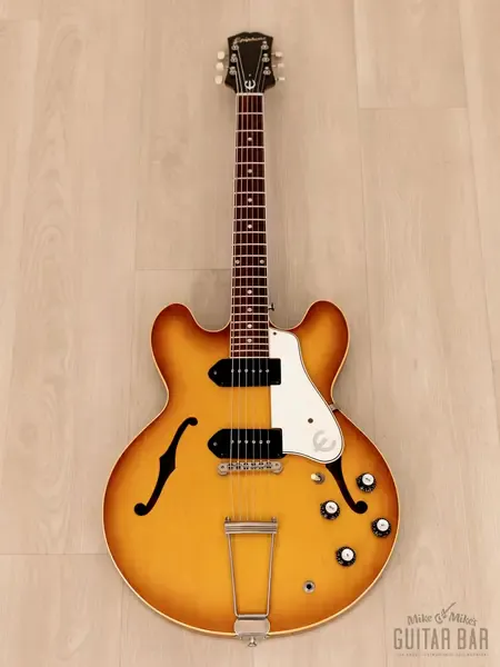 Полуакустическая электрогитара Epiphone Casino E-230TD Royal Tan USA 1961 w/Case