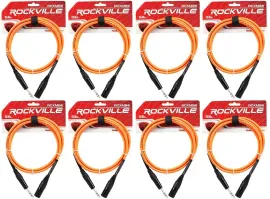 Коммутационный кабель Rockville RCXMB6-O Orange 1.8 м (8 штук)