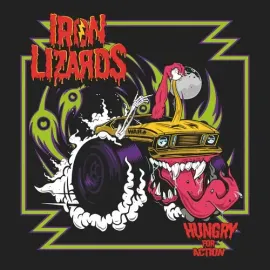 Виниловая пластинка Iron Lizards - Hungry For Action [New Vinyl LP] Colored Vinyl, Ltd Ed, Red