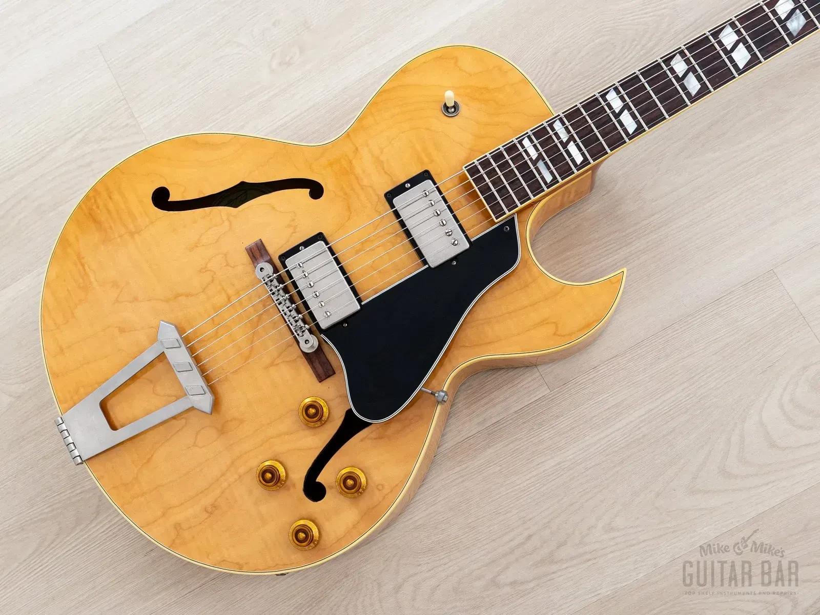 1995 Gibson ES-175 Hollowbody Guitar Antique Natural w/ 57 Classic PAFs, Case