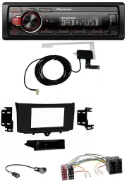 Автомагнитола Pioneer 1-DIN, MP3, DAB, USB, AUX для Smart ForTwo (2010–2015)