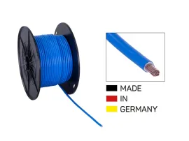 ACV Stromkabel FLY 4,00 mm², blau, Spule 50 m - 50-400-052