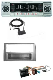 Dietz Bluetooth USB MP3 DAB Autoradio für Peugeot 308 07-09 dunkelsilber
