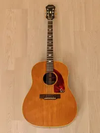 Акустическая гитара Epiphone Texan FT-79 Dreadnought Natural w/case USA 1968