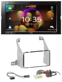 JVC DAB MP3 2DIN Bluetooth USB Autoradio für Nissan Pathfinder 07-13