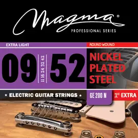 Струны для 7-струнной электрогитары Magma Strings GE200N Nickel Plated Steel 9-52