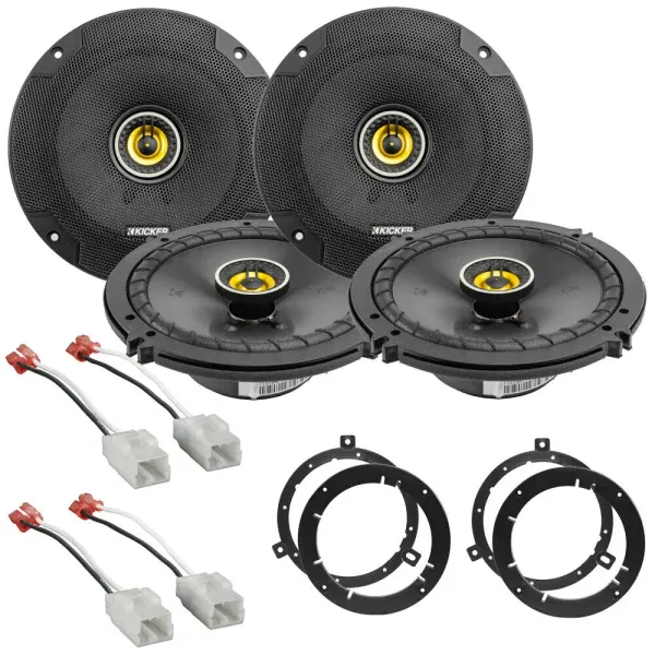 2007-2018 Jeep Wrangler JK Kicker Factory Speaker Replacement Package