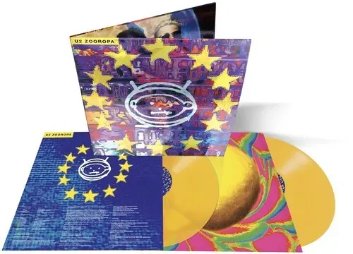 Виниловая пластинка U2 - Zooropa (30th Anniversary Edition) [New Vinyl LP] Clear Vinyl, Ltd Ed, Yell