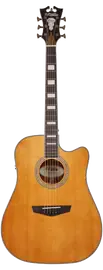Электроакустическая гитара D'Angelico Premier Bowery Cutaway Dreadnought Vintage Natural
