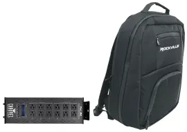 Chauvet PRO-D6 6 Channel 20A DMX-512 Dimmer Switch Pack + Gear Backpack