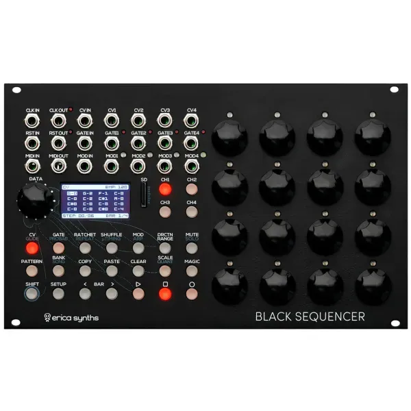 Модульный студийный синтезатор Erica Synths Black Sequencer