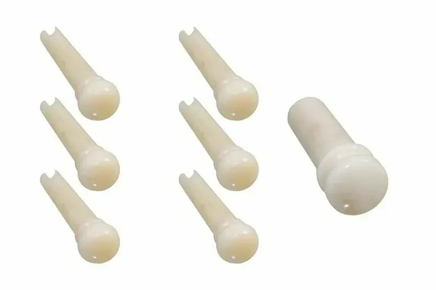 Фиксатор струн для акустической гитары All Parts BP-2854-000 Camel Bone (6 штук)
