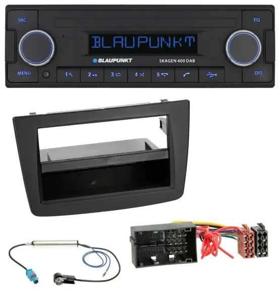 Blaupunkt DAB USB Bluetooth MP3 Autoradio für Alfa Romeo Mito 955 ab 14 schwarz