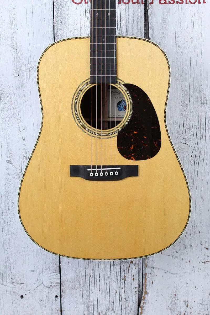 Martin D-28 Billy Strings Signature Acoustic Guitar Natural with Hardshell Case