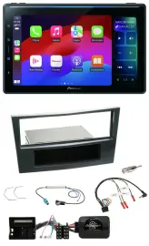 Pioneer Bluetooth DAB Lenkrad USB Autoradio für Opel Corsa D 06-08 Stealth Schwa