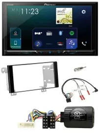 Pioneer Lenkrad Bluetooth USB 2DIN DAB Autoradio für Subaru ForesterSJ Impreza X