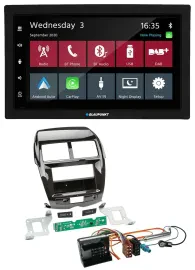 Blaupunkt 2DIN MP3 USB Bluetooth DAB Autoradio für Citroen C4 Mitsubishi ASX Peu