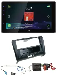 JVC DAB MP3 Bluetooth USB Autoradio für Audi TT 06-14 Aktivsystem Quadlock