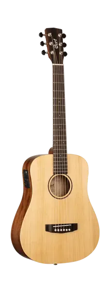 Электроакустическая гитара Cort Earth-Mini-E-ADK Dreadnought 3/4 Open Pore Natural