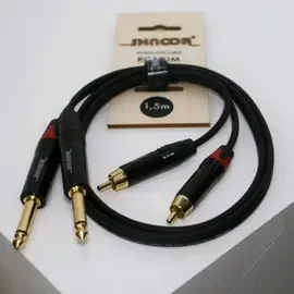 Коммутационный кабель SHNOOR RCA2JM-2m