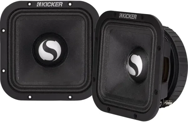 Kicker 49ST7MR8 | 250W RMS ST-Series 7” 8-Ohm Square Midrange