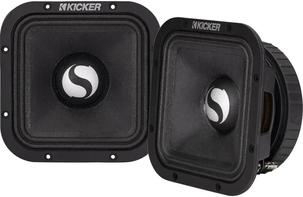 Среднечастотный динамик Kicker 49ST7MR8 ST-Series 7" 250W RMS 8 Ом, квадратный
