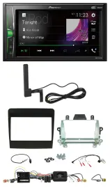 Pioneer MP3 DAB Lenkrad 2DIN Bluetooth Autoradio für Porsche 911 2011-2017 991