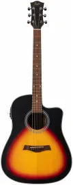 Электроакустическая гитара FLIGHT D-175CE SB санберст