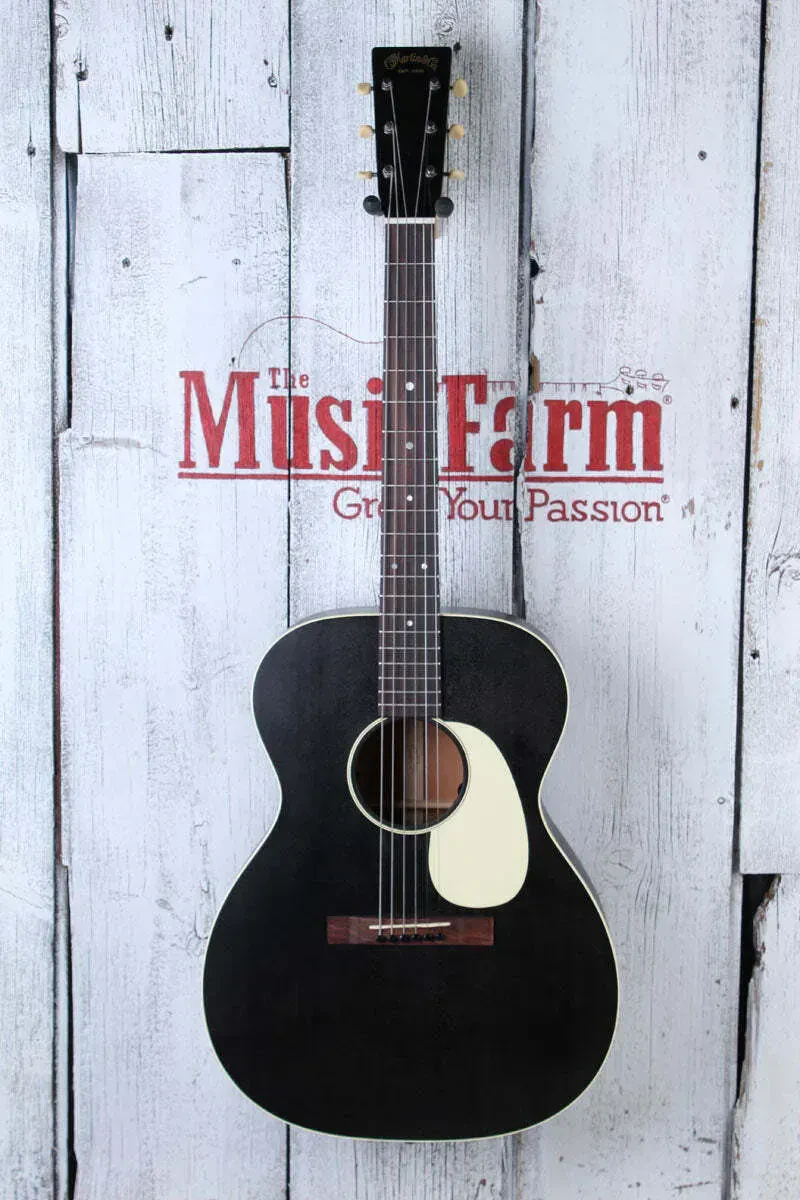 Электроакустическая гитара Martin Guitars 00017E Black Smoke с чехлом