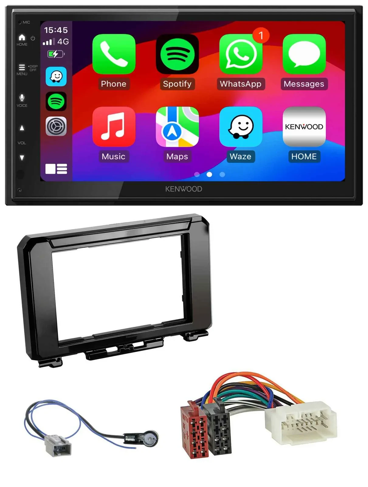 Автомагнитола для Suzuki Jimmny GJ (с 2018) Kenwood 2DIN, DAB, Bluetooth, USB, MP3