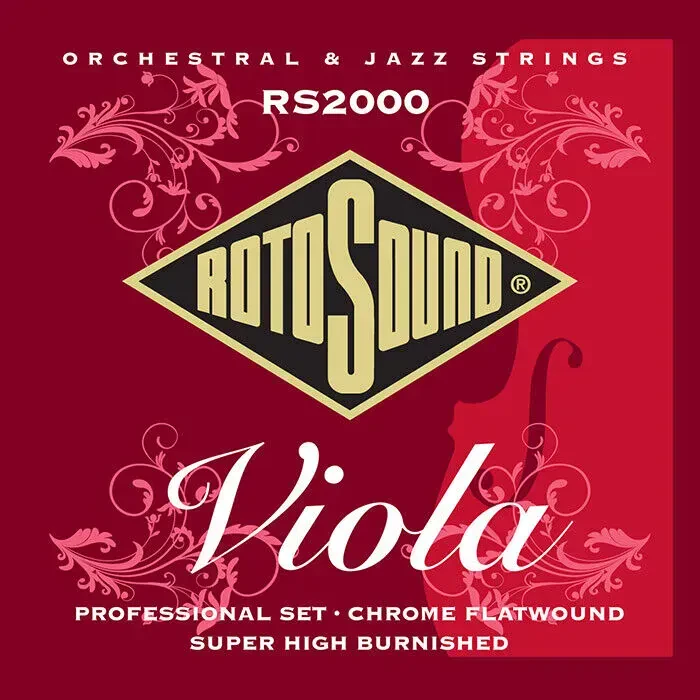 Струны для альта RotoSound RS2000 Chrome Flatwound 14-43