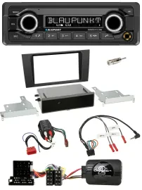 Blaupunkt Bluetooth DAB Lenkrad USB Autoradio für Audi A4 B5 1999-2001 BOSE Voll