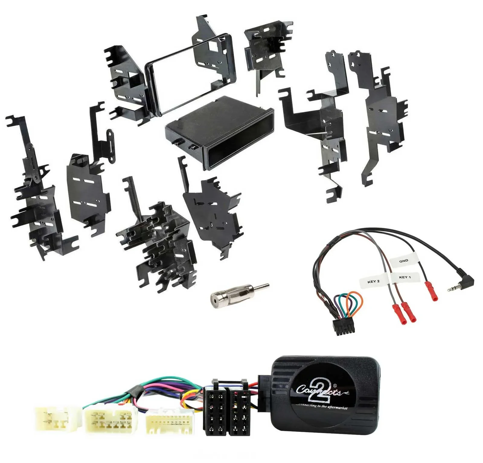 Radioset Lenkradadapter DIN Autoradio für Toyota RAV 4 2001-2005