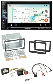 Alpine Bluetooth TMC USB DAB 2DIN Lenkrad Navigation für Alfa Romeo Brera 159 Sp