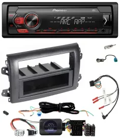 Pioneer DAB 1DIN MP3 Lenkrad USB Autoradio für Fiat Ducato Serie 8 ab 2021