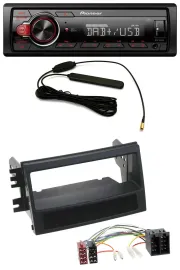 Автомагнитола Pioneer 1-DIN, MP3, DAB, USB, AUX для Kia Soul (AM, 2008–2011)