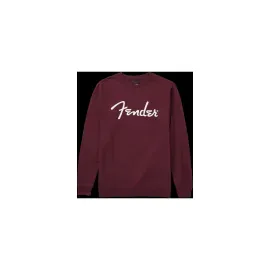 FENDER Spaghetti Logo Pullover, Maroon, XL