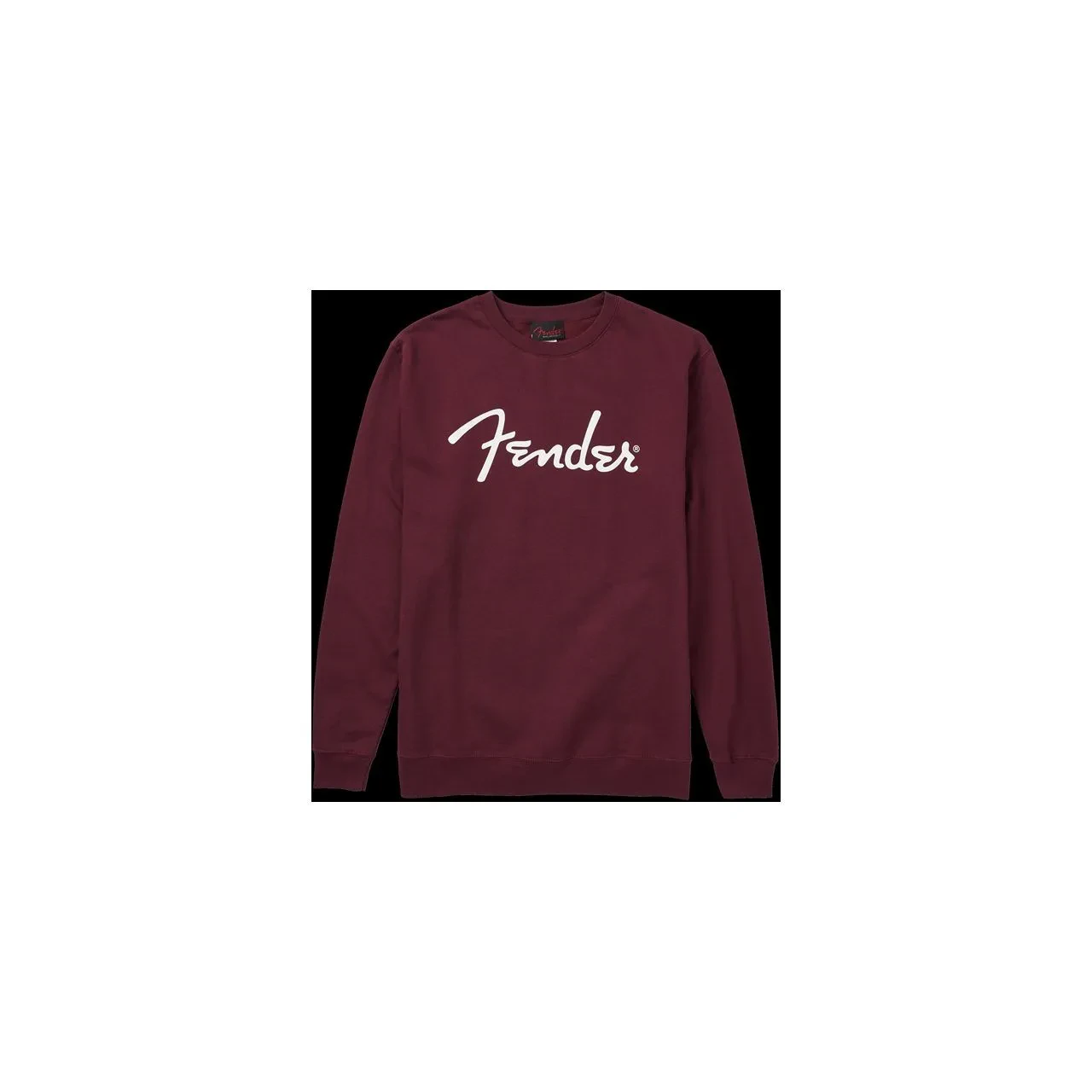 FENDER Spaghetti Logo Pullover, Maroon, XL