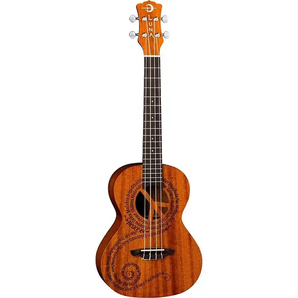 Укулеле тенор Luna Guitars Maluhia Peace Tenor Ukulele Satin Natural