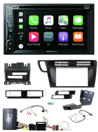 Pioneer Lenkrad USB DVD Bluetooth DAB 2DIN Autoradio für Audi Q5 08-17 8R Infoad