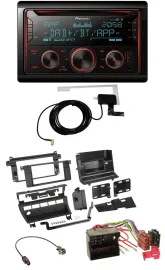 Pioneer 2DIN MP3 DAB USB CD Bluetooth Autoradio für BMW 3er 2002-2006 5 Schalter