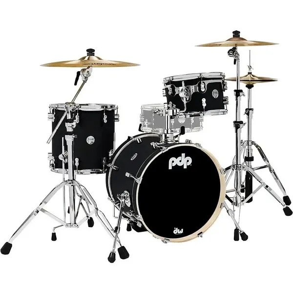 Ударная установка акустическая PDP by DW Concept Maple 3-Piece Bop Shell Pack Satin Black