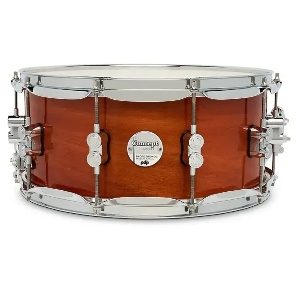 Малый барабан PDP by DW Concept Maple Exotic 14x6.5 Natural Honey Mahogany