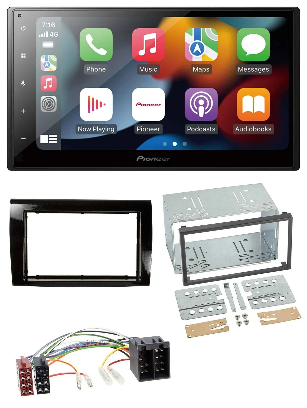 Автомагнитола Pioneer 2DIN DAB, Bluetooth, USB, MP3 для Fiat Bravo (с 2007)